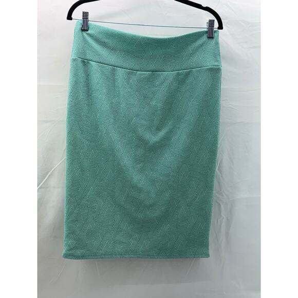 Large teal/green pattern Cassie Lularoe - Picture 4 of 5